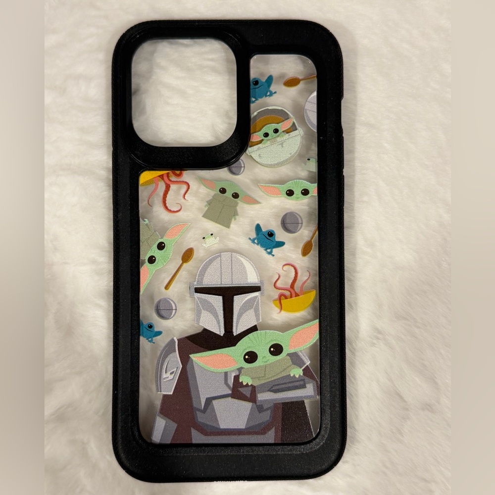 Star Wars Mandalorian and Grogu iPhone 14 Pro Max Case